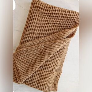 Stitches and Stripes Camel Felix Scarf